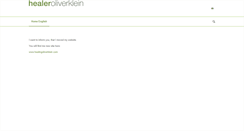 Desktop Screenshot of healeroliverklein.com