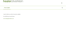 Tablet Screenshot of healeroliverklein.com